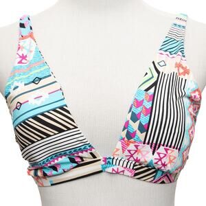 Vera Bradley Reversible Desert Shapes Emma Bikini Top Size L